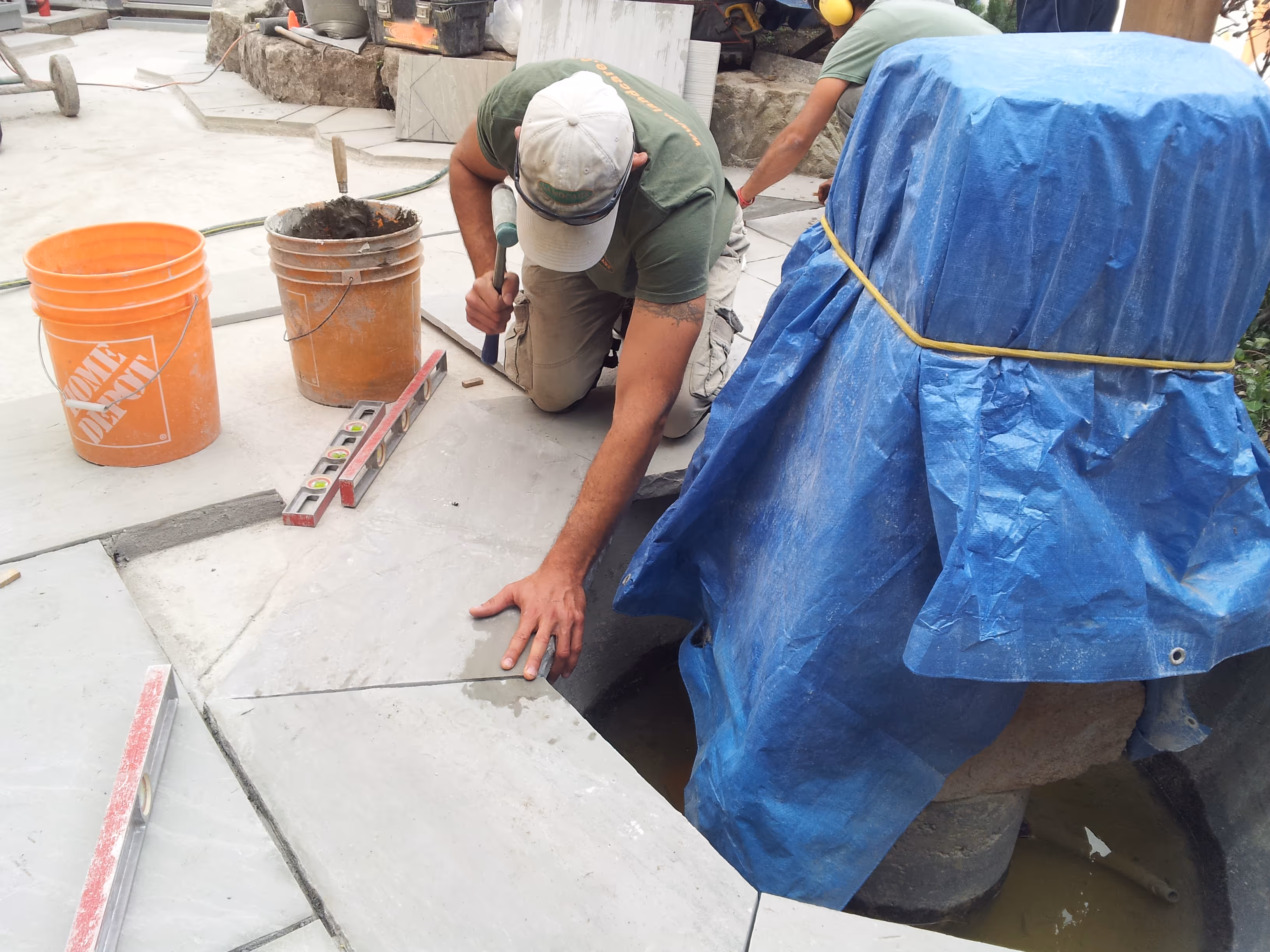 Commercial landscaping services for a Toronto property