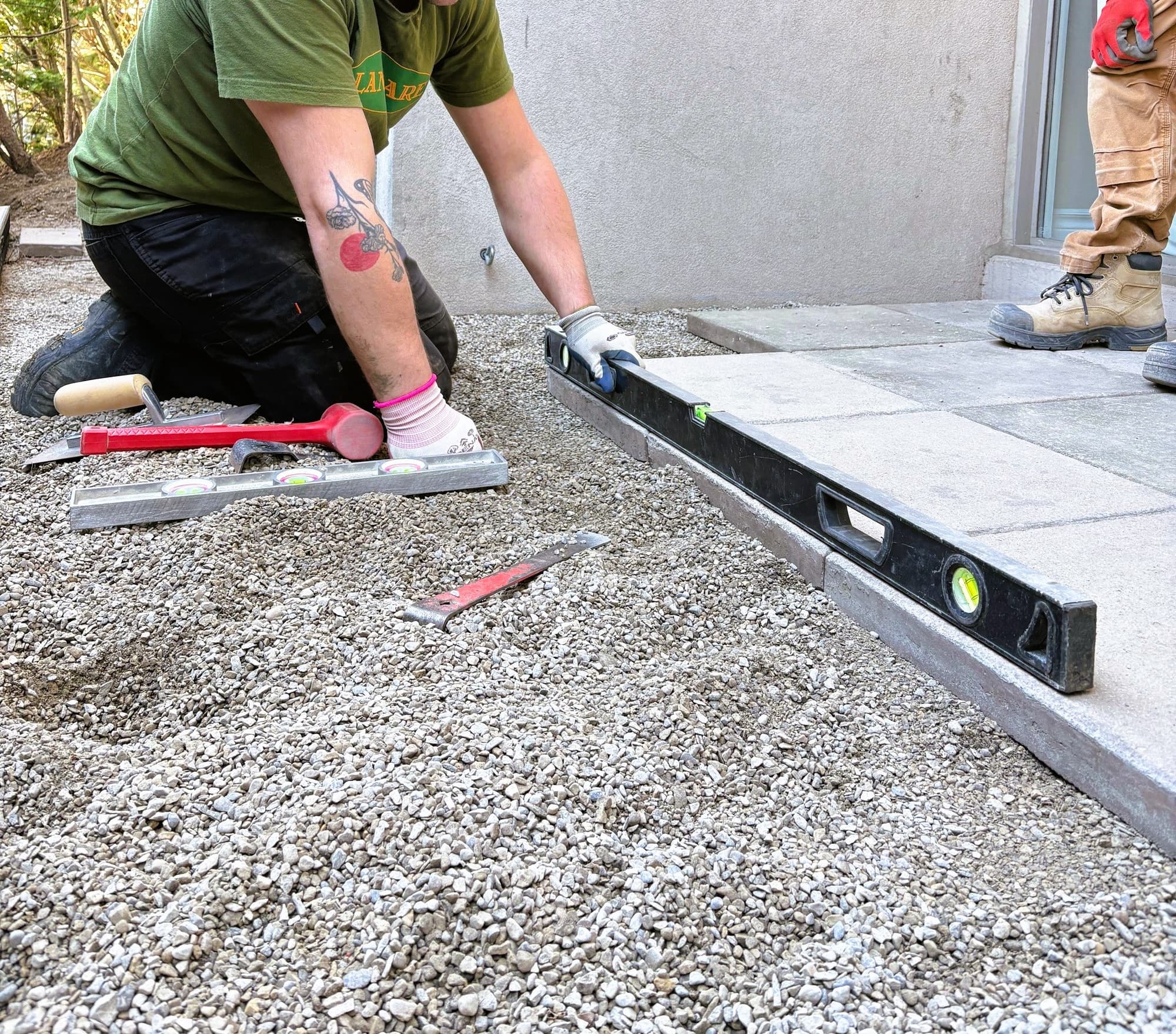 Landcare lawn and garden maintenance project